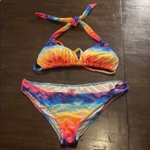 VENUS Blue and Pink Bikini Top DD bottom 10